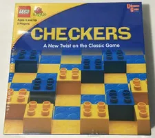 Vintage Lego Duplo Checkers by University Games (FACTORY SEALED)