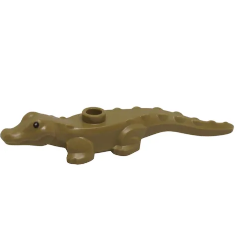 LEGO Baby Alligator Crocodile Hatchling Animal Figure Black Eyes