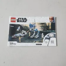 LEGO STAR WARS 75280 501st Legion Clone Troopers Instruction Manual Only