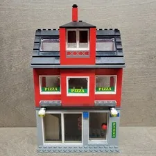 Lego Parts and Pieces Lot - Pizza Restaurant Oven Chairs City Building Fast Food