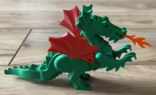 Lego Green Dragon Classic Figure with Red Wings 6056 6076 6082 Knight 6129c01