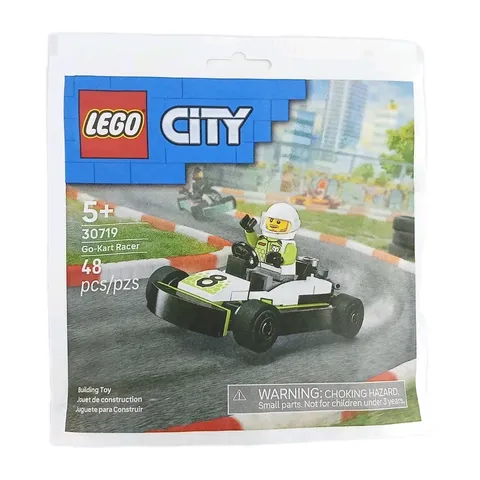 LEGO®  CITY™  Go-Cart Racer Polybag 48 Piece Play Set 30719