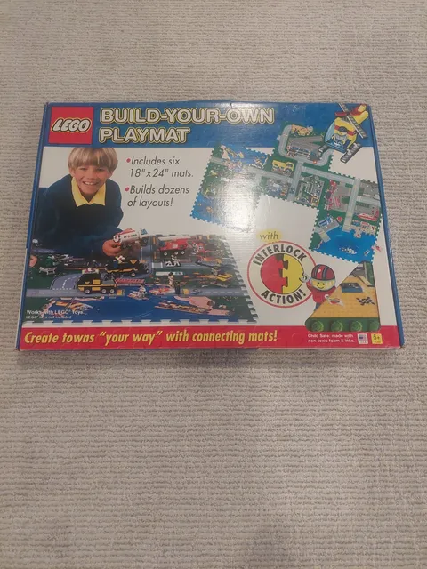 Vintage LEGO Build-Your-Own Playmat - COMPLETE - 1998, 6 mats 18" x 24" Each