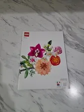 Lego Botanicals Pretty Pink Flower Bouquet 10342 Build Instruction Manual ONLY