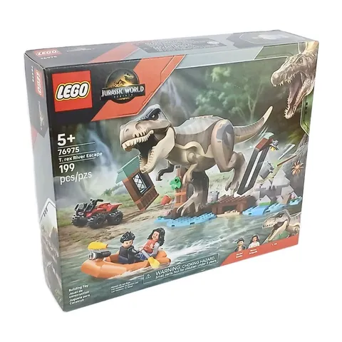 LEGO® Jurassic World™ Sealed T-Rex River Escape  199 Piece Set 76975