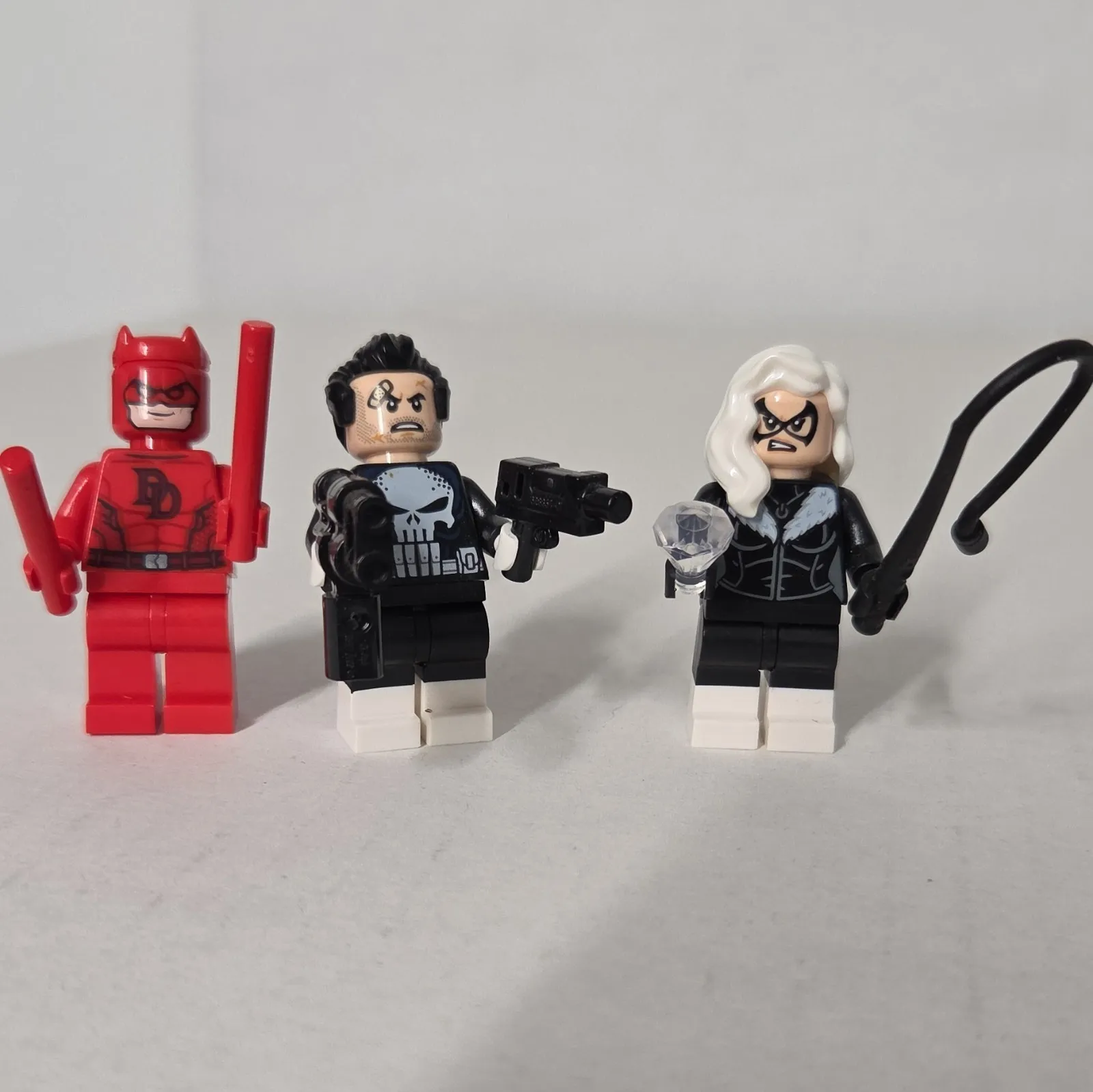 LEGO Punisher Daredevil Black Cat With Accessories From Daily Bugle 76178