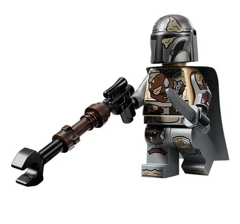 LEGO Star Wars Minifigure Muddy armor Mandalorian 75453 Offworld Sandcrawler 