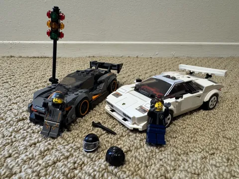 LEGO SPEED CHAMPIONS: McLaren Senna & Lamborghini Countach Car Lot (75892/76908)