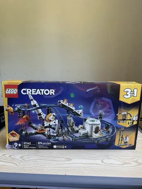 LEGO Creator 3-in-1 Set 31142 Space Roller Coaster - New Open Box- Sealed Bags