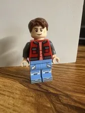 Lego Back to the Future Marty Mcfly Minifigure Lego Minifigure