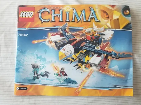 Lego Legends Of Xima 70142, 70144, 70014, 70008 Instruction Manuals Only