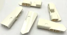 Lego 5 New White Technic Panels Fairing #22 Very Small Smooth Side A Pieces
