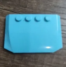 Lego x1 Light Turquoise 4x6x2/3 Triple Curved Auto Hood, 52031 