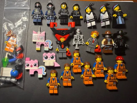 The LEGO Movie Minifigure Lot Emmet Wyldstyle Lord Business Unikitty And More