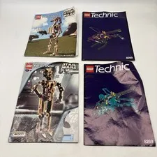 Lego Technic Four (4) Instruction Manual Only Lot! 
