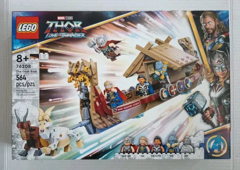 LEGO Marvel Super Heroes 76208 The Goat Boat Thor Retired Set New In Sealed Box