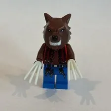 LEGO Monster Hunters Werewolf Minifigure With Glow In The Dark Claws Mof003