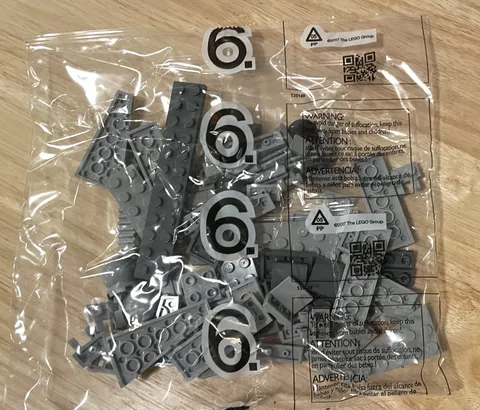 LEGO Star Wars Imperial Star Destroyer 75394 Sealed Parts Bag # 6 Only