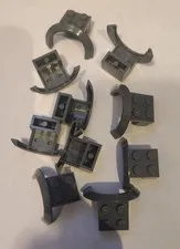 (10) LEGO Dark Grey Mudguards 50745