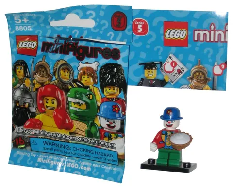 LEGO Series 5 Clown With Pie (2011) MiniFigure Toy Figure