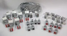 Huge Lot of 39 Lego Mindstorms EV3 Motors Sensors Cables Color Gyro Touch Servos