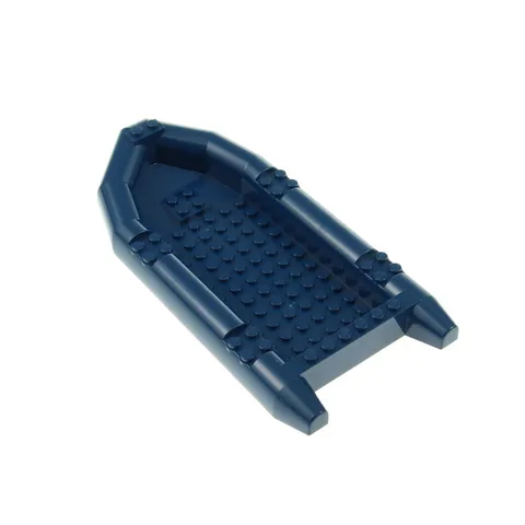 1x LEGO Boat 21x10x3 Dark Blue Inflatable Rowboat Ship 6440670 62812