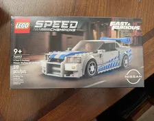 LEGO Speed Champions 2 Fast 2 Furious Nissan Skyline GT-R (R34) 76917 319pc NEW