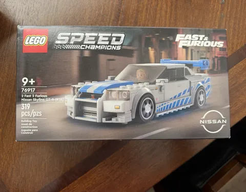 LEGO Speed Champions 2 Fast 2 Furious Nissan Skyline GT-R (R34) 76917 319pc NEW