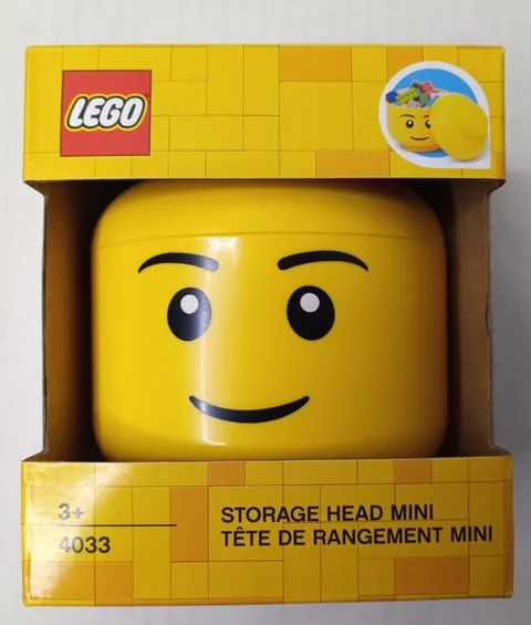 NEW LEGO- STORAGE HEAD MINI- 4033