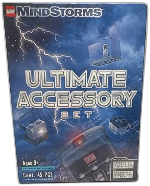 LEGO Mindstorms Ultimate Accessory Set 3801 New Sealed 45 Pieces Vintage 2000