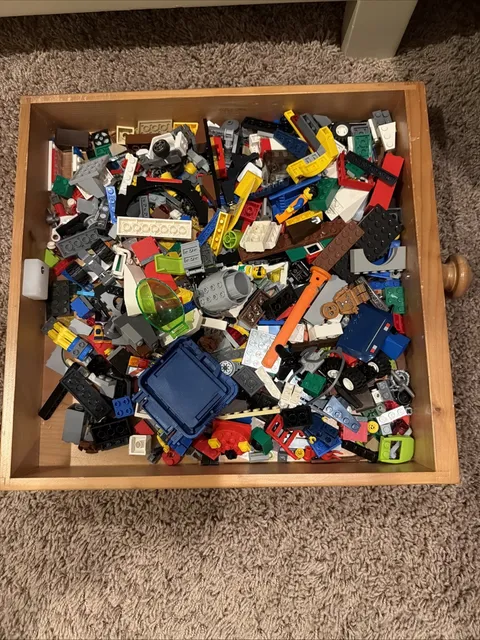 Various LEGO Pieces Bulk Pack About 3lbs Each of Mixed LEGO Bricks and Pieces