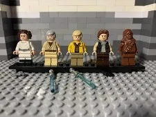 LEGO STAR WARS EP IV Luke Skywalker, Ben Kenobi, Princess Leia, Han Solo, Chewy