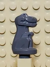 LEGO Indiana Jones BABY T-Rex Dark Bluish Gray DINOSAUR Animal Minifigure 7627