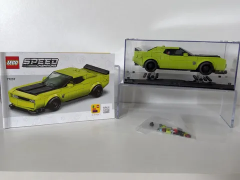 LEGO 77237 Dodge Challenger SRT Hellcat Speed Champions w/ Display Case