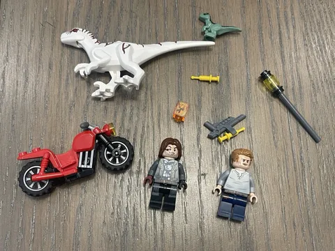 LEGO Jurassic World MINIFIGURES from 76945  Atrociraptor Bike Chase FIGURES ONLY