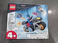 LEGO Super Heroes: Captain America and Hydra Face-Off (76189) New in Box Retired