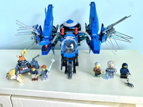 LEGO Ninjago Movie Lightning Jet 70614 COMPLETE with minifigs