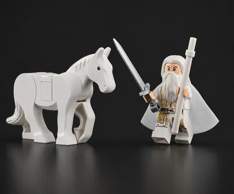 Lego Lord Of The Rings Minas Tirith, Set Of 2 Gandalf, and Shadowfax