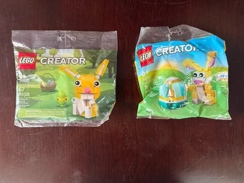 Lego 30583 + 30550 - Easter Bunny Polybag Collection Sealed