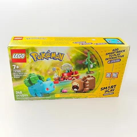 LEGO Pokémon 72155 SMART Play™: Berry Bash with Bulbasaur and Bidoof - New, Seal