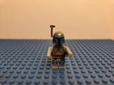 Lego Star Wars Jango Fett Minifigure 75015 SW0468 Smile Rare Complete