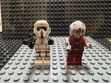 lego star wars minifigures Lot Scout Trooper Skyhopper Pilot 