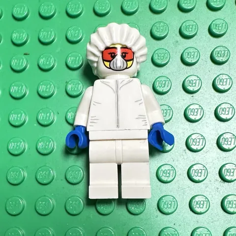 Lego NASA SPACE SCIENTIST MINIFIGURE Hazmat Suit Doctor Nurse 60229 Figure Z12