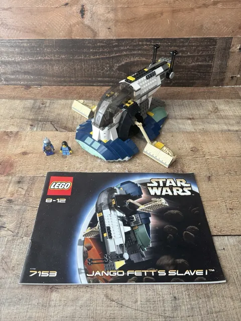 LEGO Star Wars 7153 Jango Fett's Slave 1  W/ Minifigures