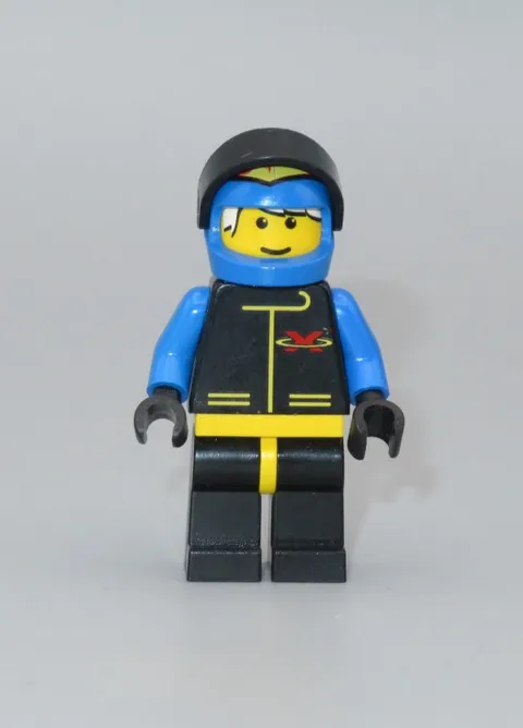 LEGO Extreme Team race car driver minifigure blue 6568