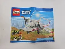 Lego City Ambulance Plane 60116 Instruction Manual Only