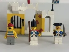 LEGO Pirates I:  Broadside's Brig 6259 (1991) + EXTRAs (No box / instructions)