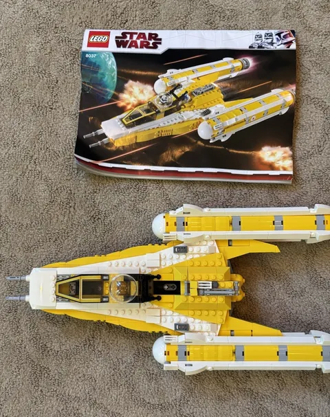 LEGO Star Wars 8037 Anakin's Y-wing Starfighter Comes As Shown *No Minifigures!