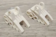 Lego 41668 White Bionicle Bohrok Foot With Ball Socket 2 x 3 x 5 Lot Of 2