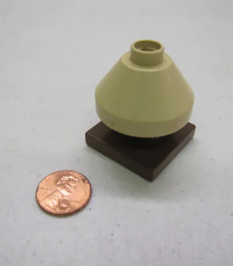 Lego Duplo Tan Lamp On Brown Stand For Home House Specialty Block